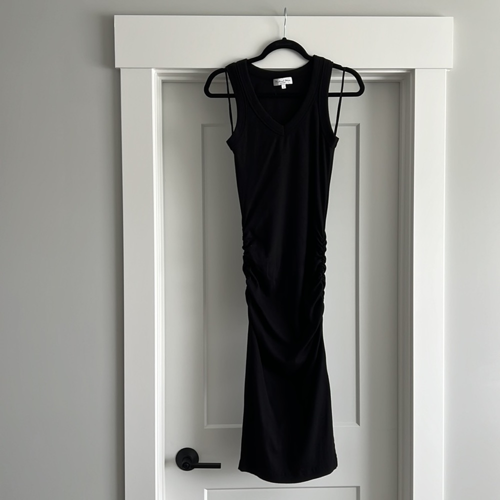 Michael Stars Ruched Lori Tank Dress - Picture 2 of 7